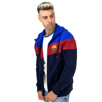 FC Barcelona pánská mikina s kapucí Match