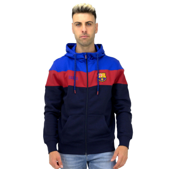 FC Barcelona pánská mikina s kapucí Match