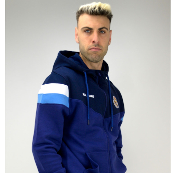 Real Madrid pánská mikina s kapucí No13 Zip navy