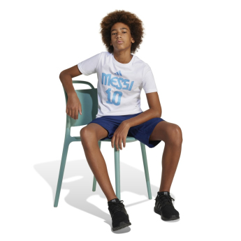 Lionel Messi dětské tričko MESSI Name and number white