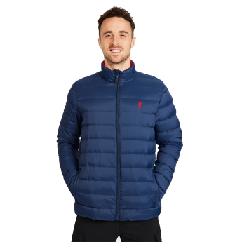 FC Liverpool pánská bunda Down navy