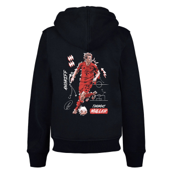 Bayern Mnichov dětská mikina s kapucí Müller black