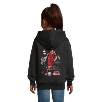 Bayern Mnichov dětská mikina s kapucí Müller black