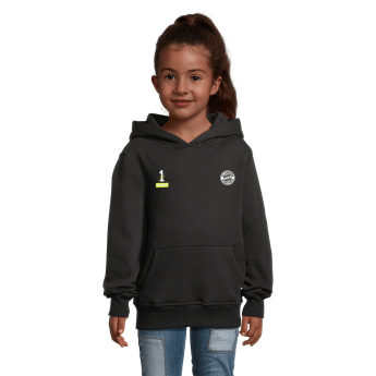 Bayern Mnichov dětská mikina s kapucí Neuer black