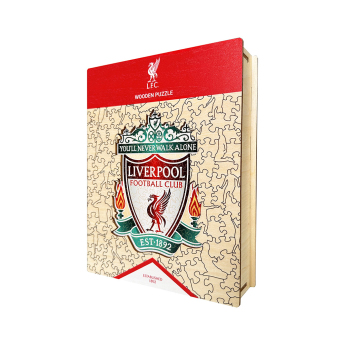 FC Liverpool dřevěné puzzle Crest 150 ks