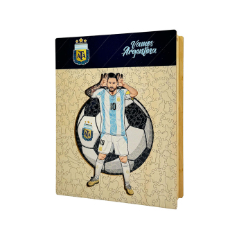 Fotbalové reprezentace dřevěné puzzle Argentina Messi 150 pcs