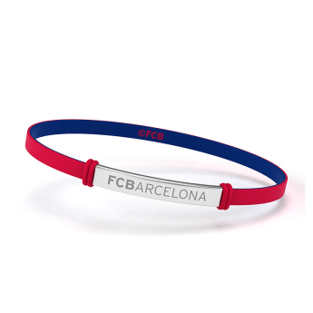 FC Barcelona dětský náramek Fashion red