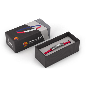FC Barcelona dětský náramek Fashion red