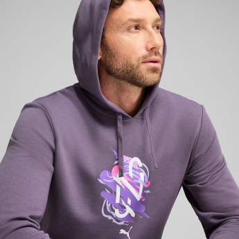 Neymar Jr pánská mikina s kapucí NEYMAR JR Creativity purple