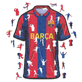 FC Barcelona dřevěné puzzle Jersey 270 pcs