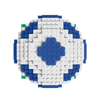 FC Chelsea stavebnice Soccer Ball 261 pcs