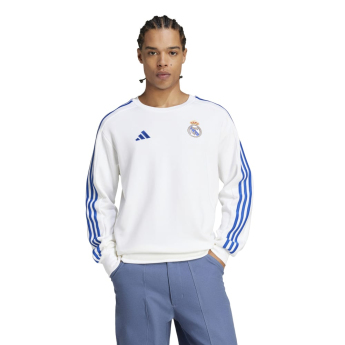 Real Madrid pánská mikina DNA Sweat white