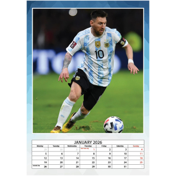 Lionel Messi kalendář not official LIONEL MESSI 2026