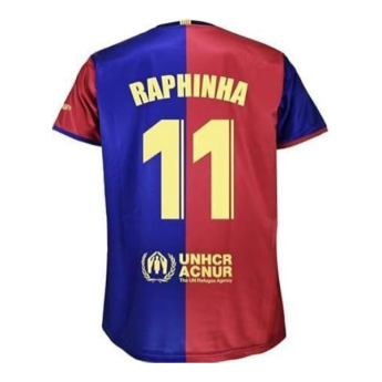 FC Barcelona fotbalový dres replica 24/25 Home Raphinha