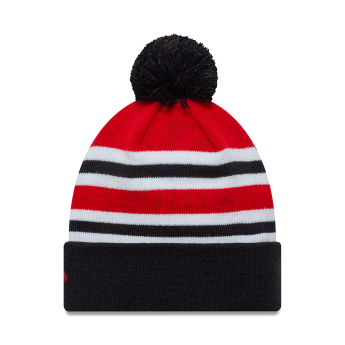 Manchester United zimní čepice Knit Bobble Stripe