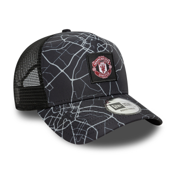 Manchester United čepice baseballová kšiltovka 9Forty Trucker Camo black