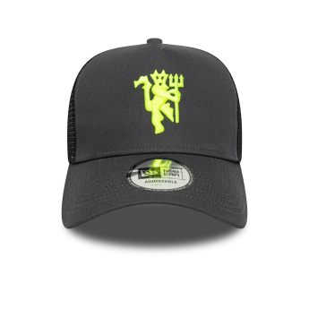 Manchester United čepice baseballová kšiltovka 9Forty Trucker grey