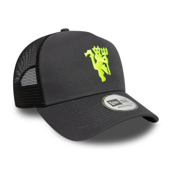 Manchester United čepice baseballová kšiltovka 9Forty Trucker grey