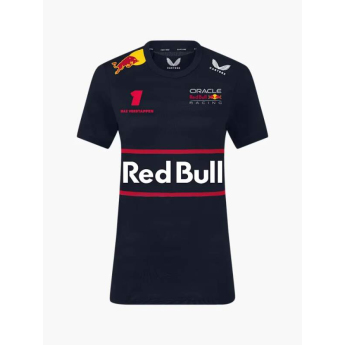 Red Bull Racing dámské tričko Max Verstappen official Teamline Replica navy F1 Team 2025