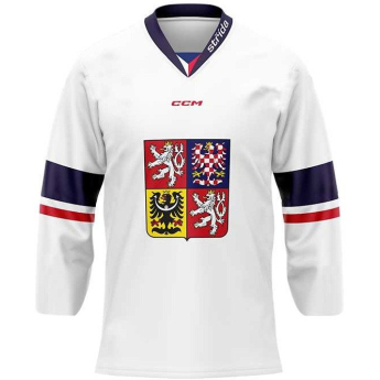 Hokejové reprezentace hokejový dres Czech republic Radko Gudas #3 CCM Fandres replica white 2023/2024