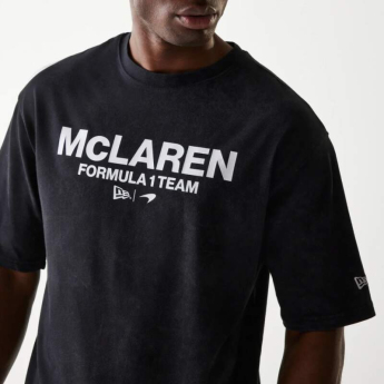 Mclaren Honda pánské tričko NE wordmark balck F1 Team 2025