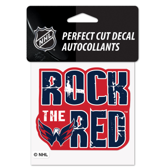 Washington Capitals samolepka Perfect Cut Decal SLOGAN