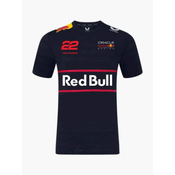 Red Bull Racing pánské tričko Yuki Tsunoda official Teamline Replica navy F1 Team 2025