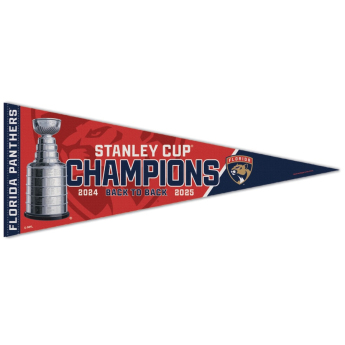 Florida Panthers vlaječka 2025 WinCraft Back-To-Back Stanley Cup Champions Premium