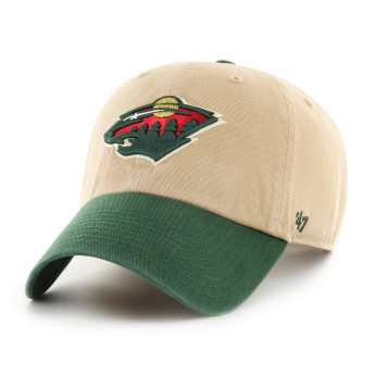 Minnesota Wild čepice baseballová kšiltovka Two Tone 47 CLEAN UP w/ No Loop Label