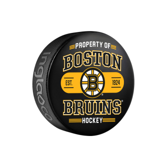 Boston Bruins puk NHL Property Of Souvenir Collector Hockey