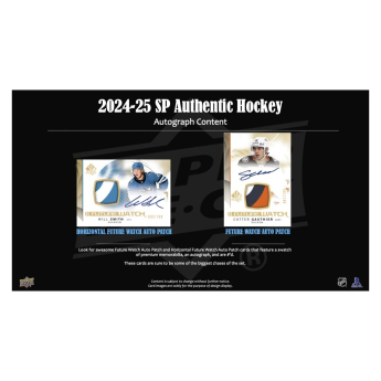 NHL boxy hokejové karty NHL 2024-25 Upper Deck SP Authentic Hobby Box