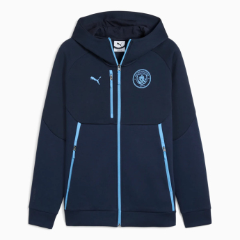 Manchester City pánská mikina s kapucí Pumatech navy
