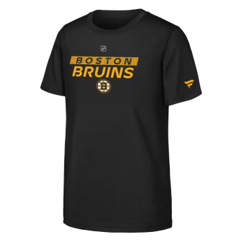 Boston Bruins dětské tričko Pro Wordmark black