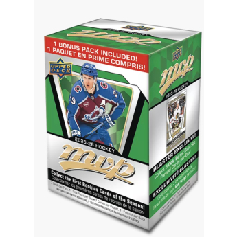 NHL boxy hokejové karty NHL 2025-26 Upper Deck MVP Hockey Blaster Box