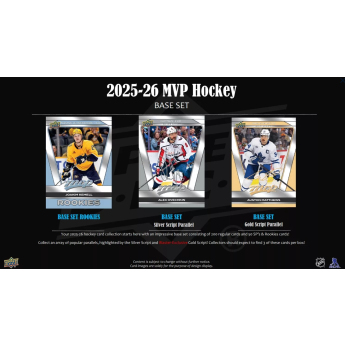 NHL boxy hokejové karty NHL 2025-26 Upper Deck MVP Hockey Blaster Box