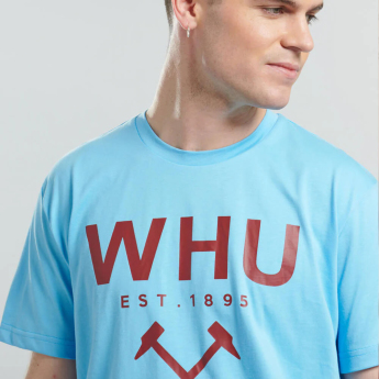 West Ham United pánské tričko Graphic blue