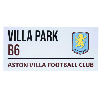 Aston Villa cedule na zeď White Street