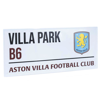 Aston Villa cedule na zeď White Street