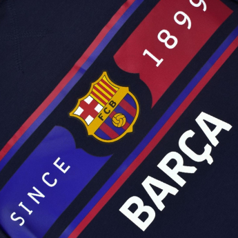 FC Barcelona pánská mikina s kapucí Return navy
