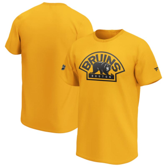 Boston Bruins pánské tričko Iconic Secondary Colour Logo Graphic