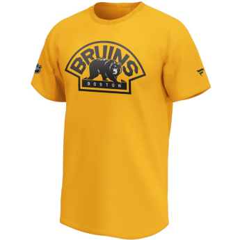 Boston Bruins pánské tričko Iconic Secondary Colour Logo Graphic