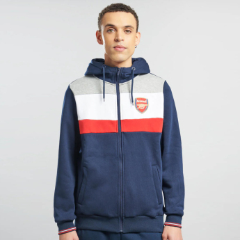 FC Arsenal pánská mikina s kapucí Full Zip colour