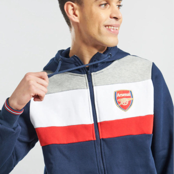 FC Arsenal pánská mikina s kapucí Full Zip colour