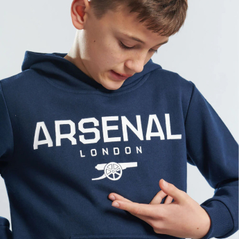 FC Arsenal dětská mikina s kapucí Logo navy