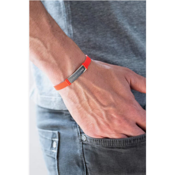 FC Barcelona silikonový náramek fashion coral