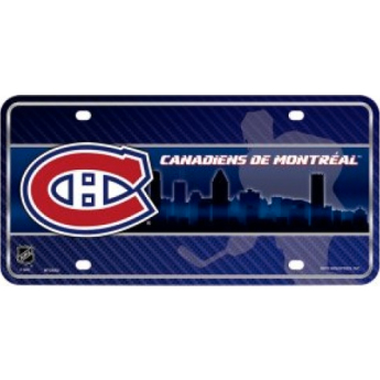 Montreal Canadiens cedule na zeď Metal License Plate