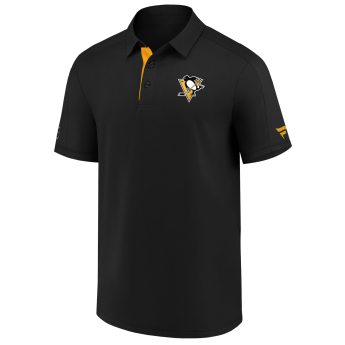 Pittsburgh Penguins pánské polo tričko Authentic Rinkside Performance black