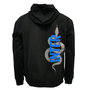 Inter Milan pánská mikina s kapucí Snake black