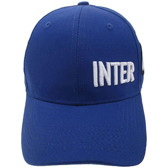 Inter Milan čepice baseballová kšiltovka text blue