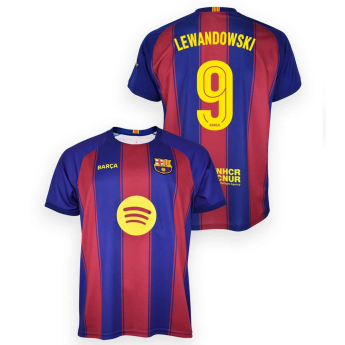 FC Barcelona fotbalový dres replica 25/26 Home Lewandowski